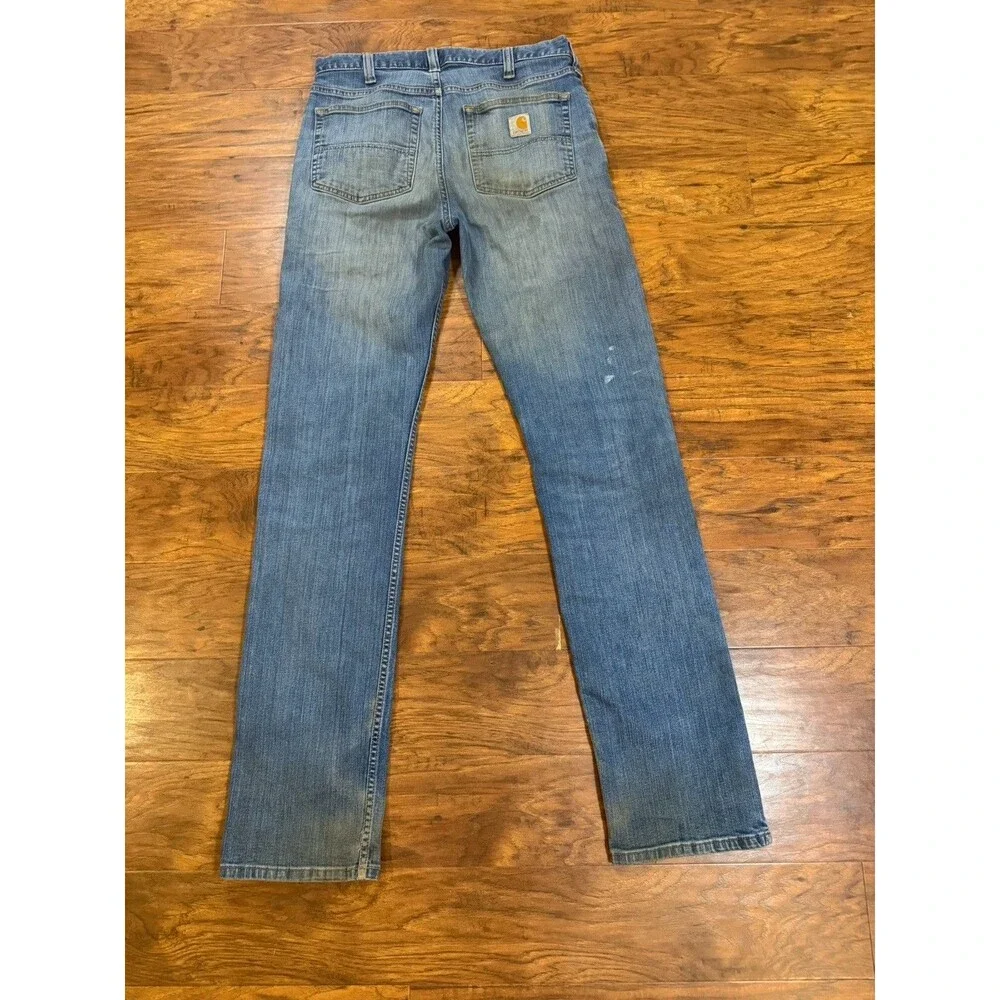 Carhartt Relaxed Fit Jeans LOT OF 2 Very Distressed 31x36 Fit Workwear